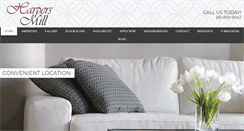 Desktop Screenshot of harpersmillapts.com