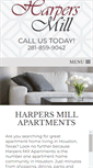 Mobile Screenshot of harpersmillapts.com